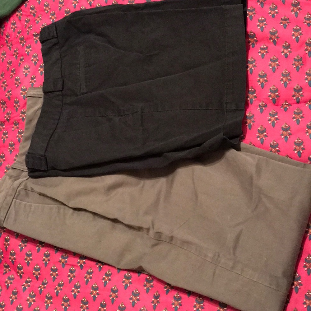 Slacks and dress shorts